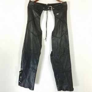 Harley Davidson Leather Chaps Women XL Motorcycle